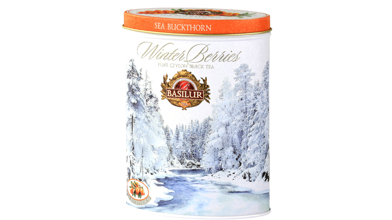 Basilur Winter Berries "Sea Buckthorn" (100g) Tin