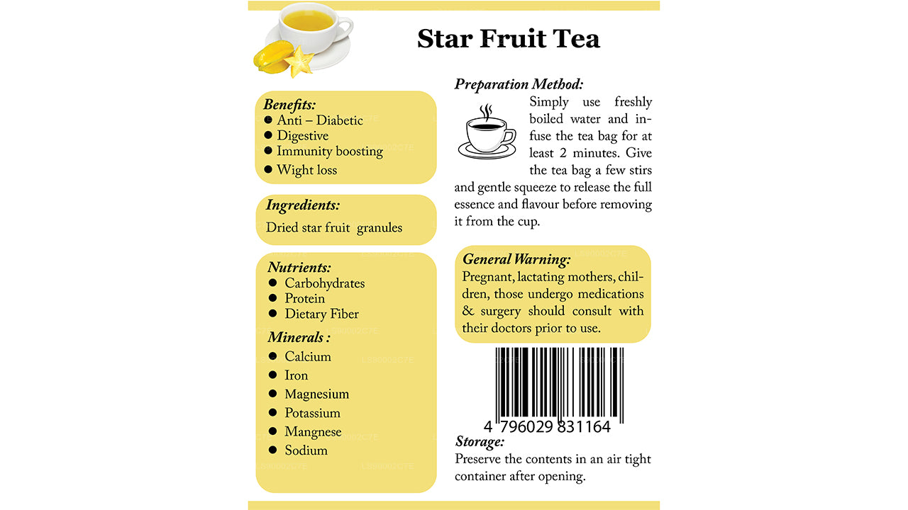 Lifetone Star Fruit Tea (40g)