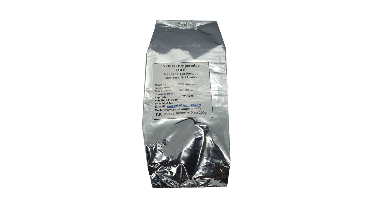 Nandana Natural Peppermint FBOP Grade Tea (200g)