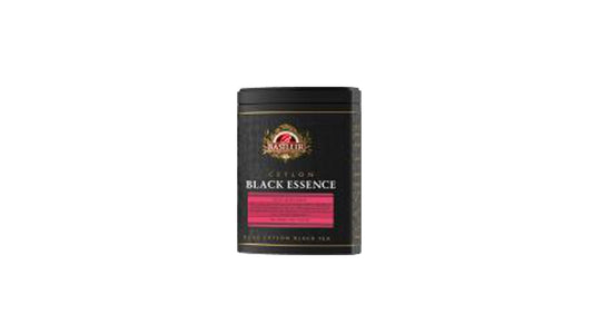 Ceylon black essence 'rose bergamot' metal caddy (100g)