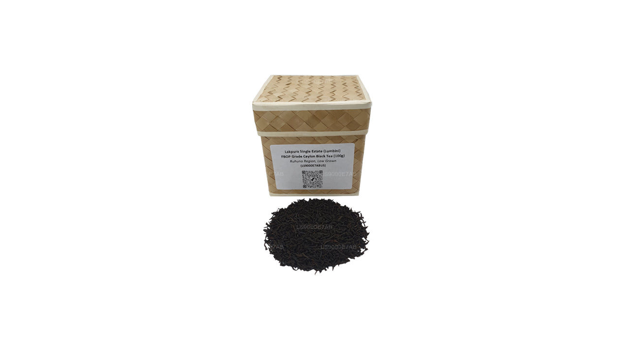 Lakpura Single Estate (Lumbini) FBOP Grade Ceylon Black Tea (100g)