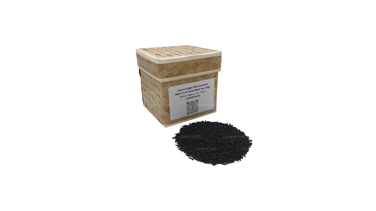 Lakpura Single Estate (Lumbini) FBOP Grade Ceylon Black Tea (100g)