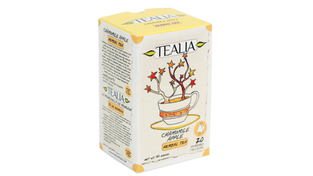 Tealia Chamomile Apple - Pyramid Infusion Bags (40g)